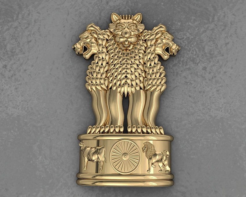 Ashok Stambh, state emblem of india HD wallpaper