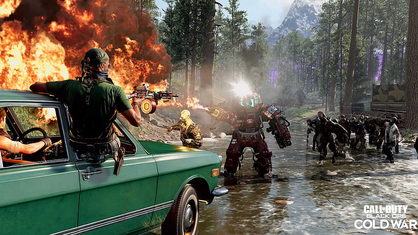 Нов трейлър за Call of Duty: предстоящият режим Outbreak на Black Ops Cold War дразни интензивния екшън Zombies, call of duty black ops студена война зомбита HD тапет