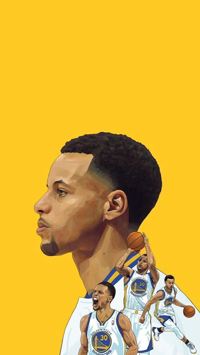Steph Curry yellow uniform Golden State Warriors basketball stars NBA Stephen  Curry HD wallpaper  Peakpx