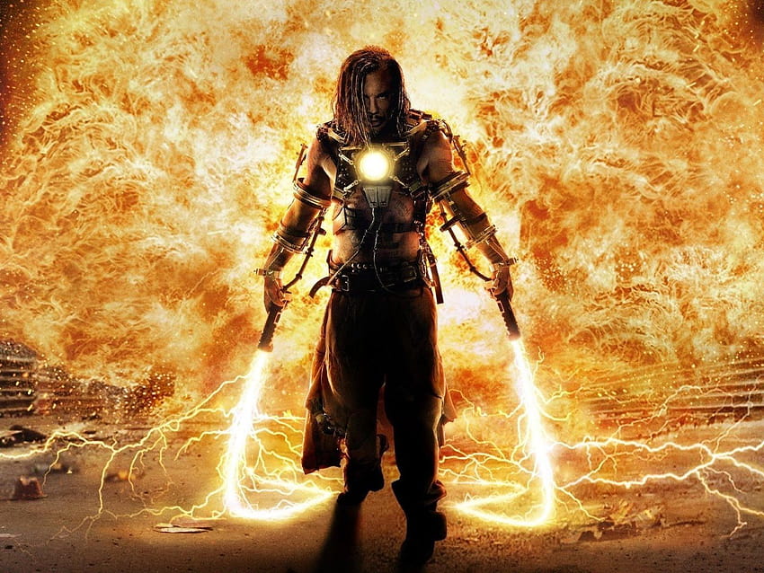 Iron Man 2, Iron Man, marvel, fire, Mickey Rourke, actor, lightning » Movies » GoodWP HD wallpaper