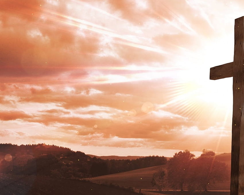 Arrière-plans de culte Cross Easter Cross Worship Fond d'écran HD