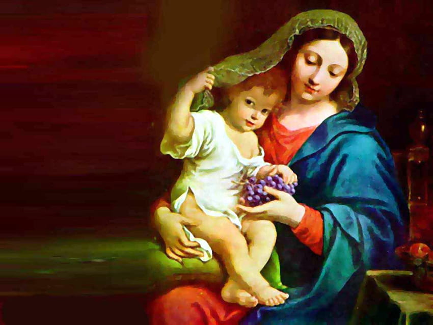 6 Baby Jesus, mother mary child jesus christmas HD wallpaper