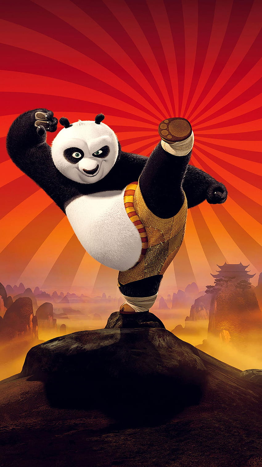 Kungfu Panda, kungfu wallpaper ponsel HD