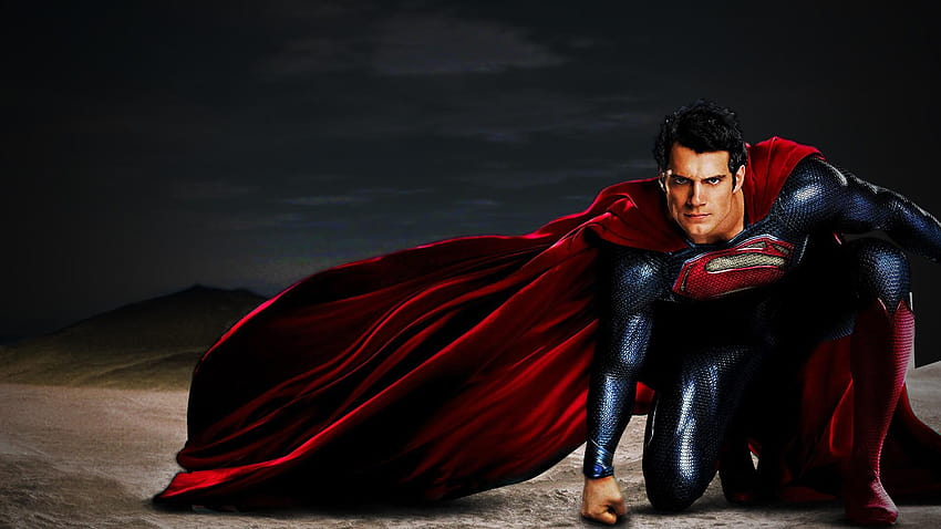 Супермен Човек от стомана HD тапет