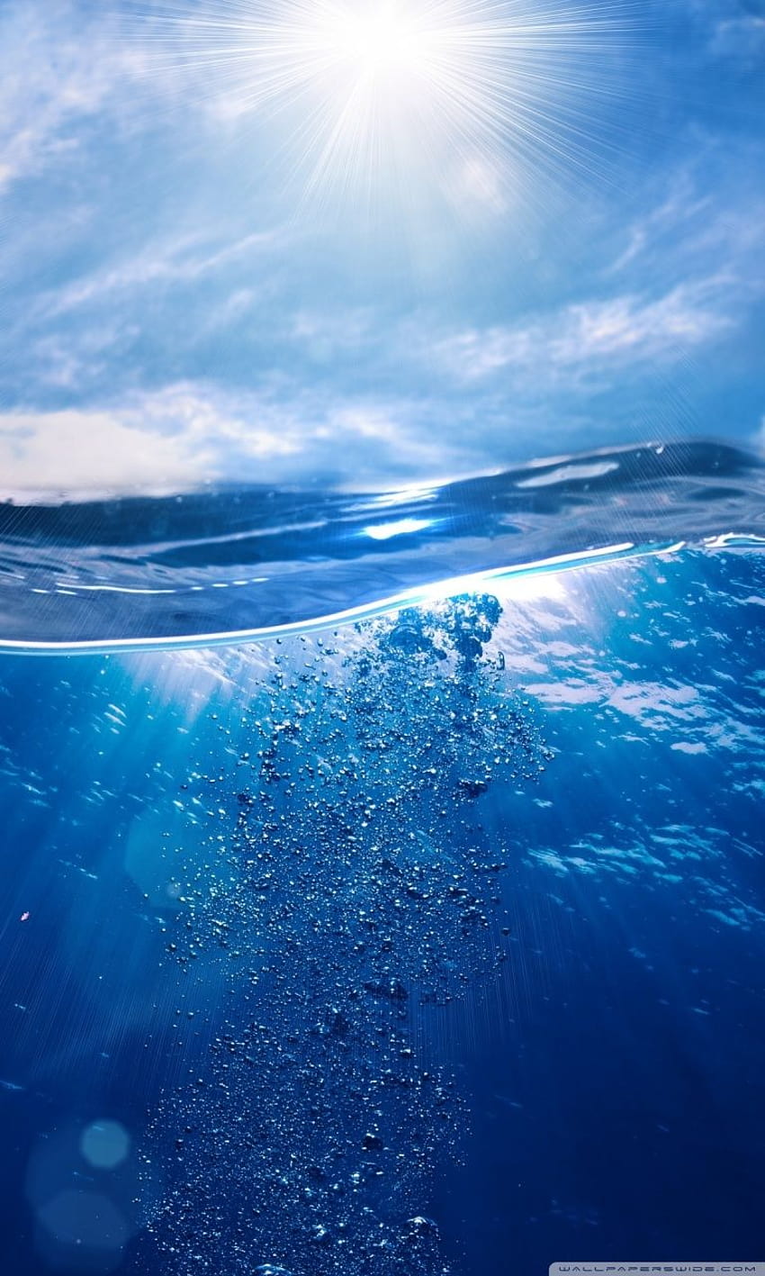 Blue Water, sea water HD phone wallpaper