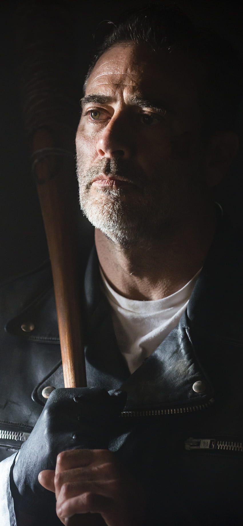 Jeffrey Dean Morgan, The Walking Dead, Serie de Televisión, 2017, negan twd fondo de pantalla del teléfono