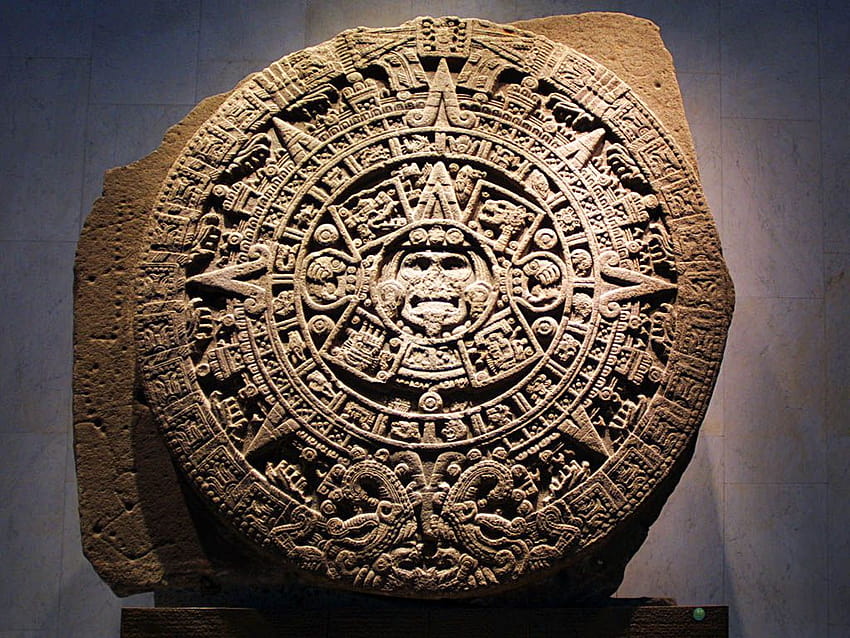 Kreuzung: Maya-Kalender Und HD-Hintergrundbild