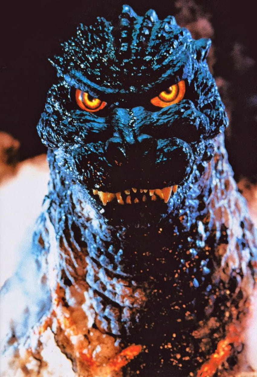 Płonąca Godzilla, twarz godzilla Tapeta na telefon HD