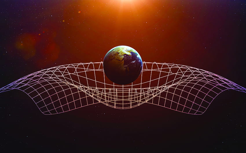 Гравитационните вълни и космоса, теория на относителността HD тапет