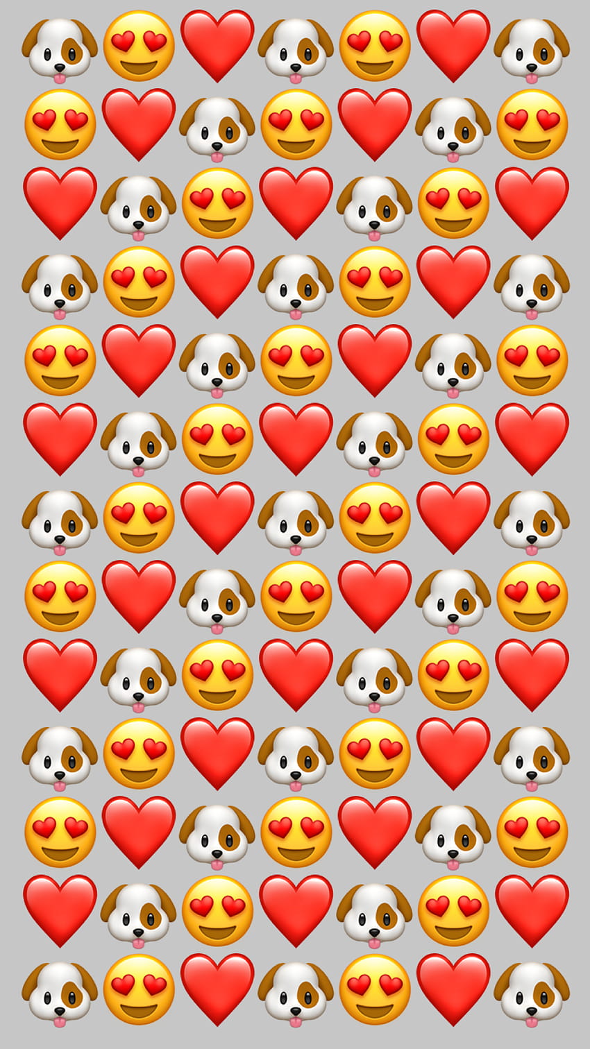 Dog iPhone love WhatsApp, love emoji HD phone wallpaper | Pxfuel