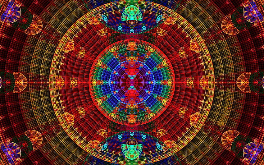 Occult Acid Colorful Trippy Backgrounds que, esoteric HD wallpaper