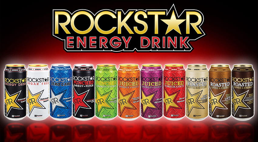 Trinker Holic: Rockstar Energydrink HD-Hintergrundbild
