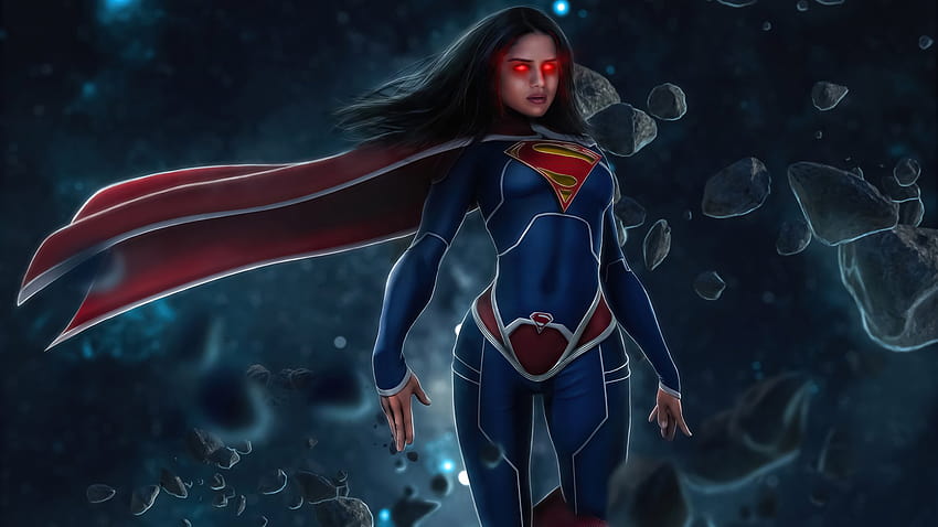 Sasha Calle Glowing Eyes as Supergirl Ultra ID:7376 HD wallpaper
