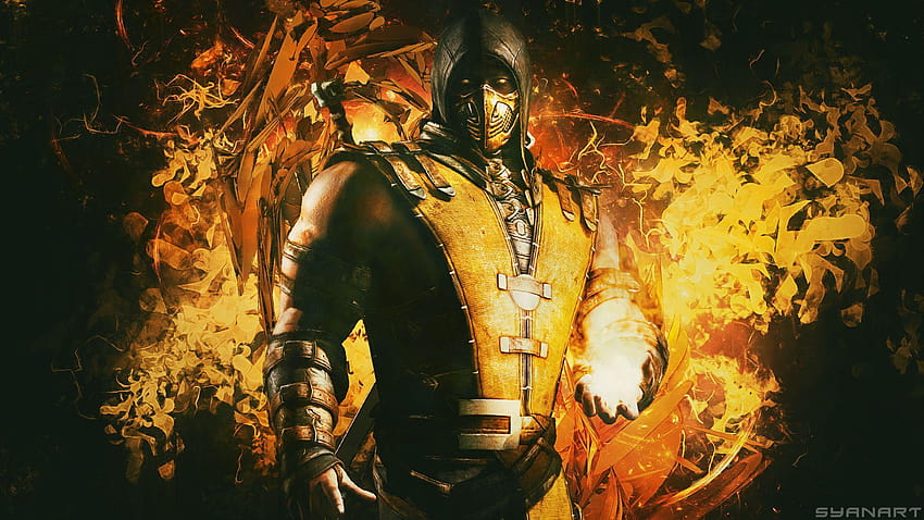 Mortal Kombat alle klassischen Ninjas, Skorpion mk HD-Hintergrundbild