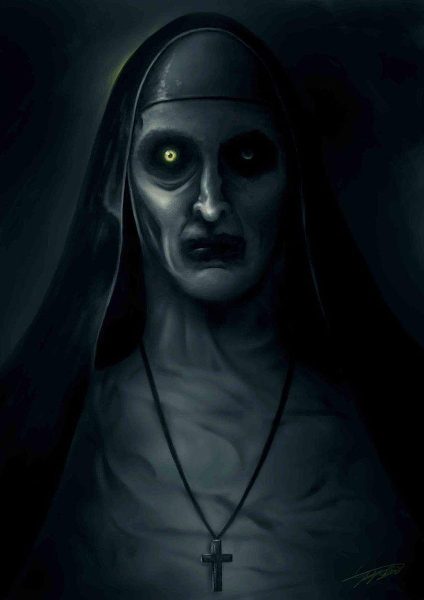 Demoniczna zakonnica Valak, zaklinająca 3 Tapeta na telefon HD