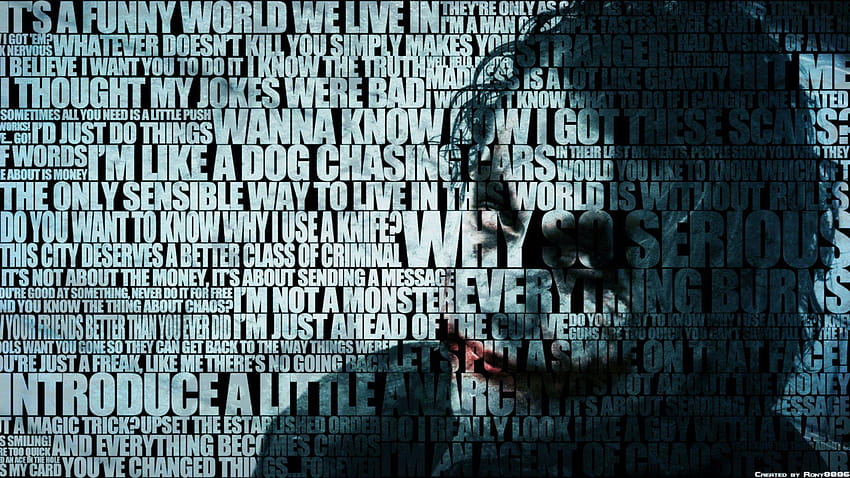Joker, l'imprenditore di maggior successo del caos Sfondo HD
