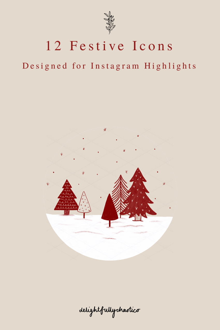 Christmas Instagram Stories Highlights Covers Hand, christmas insta highlights HD phone wallpaper