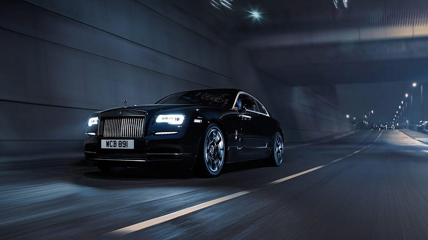Теми за черна значка на Rolls Royce, лого на Rolls Royce HD тапет