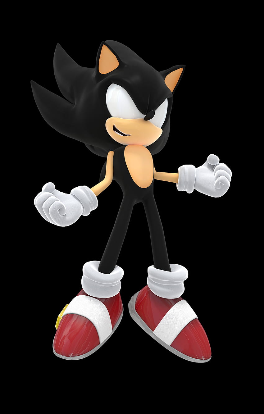 Sonic The Hedgehog Dark Super Sonic, dark sonic vs super sonic HD phone wallpaper