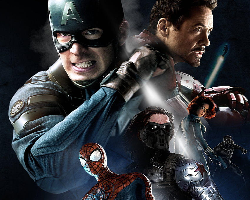 KAPITAN AMERYKA 3 Civil War Marvel superbohater akcja bijatyka 1cacw, Avengers Civil War Tapeta HD