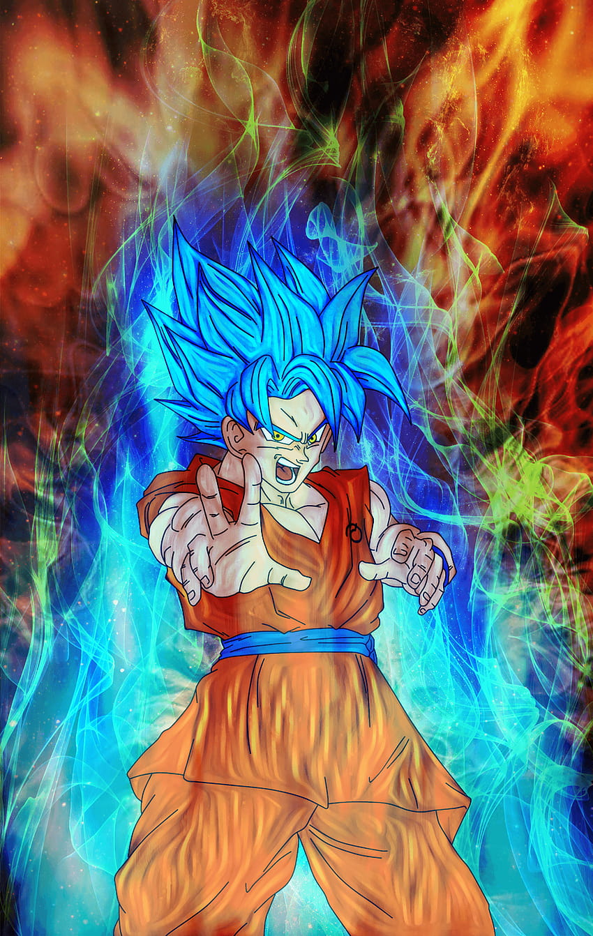 Super Saiyan Dios Goku, goku azul fondo de pantalla del teléfono | Pxfuel