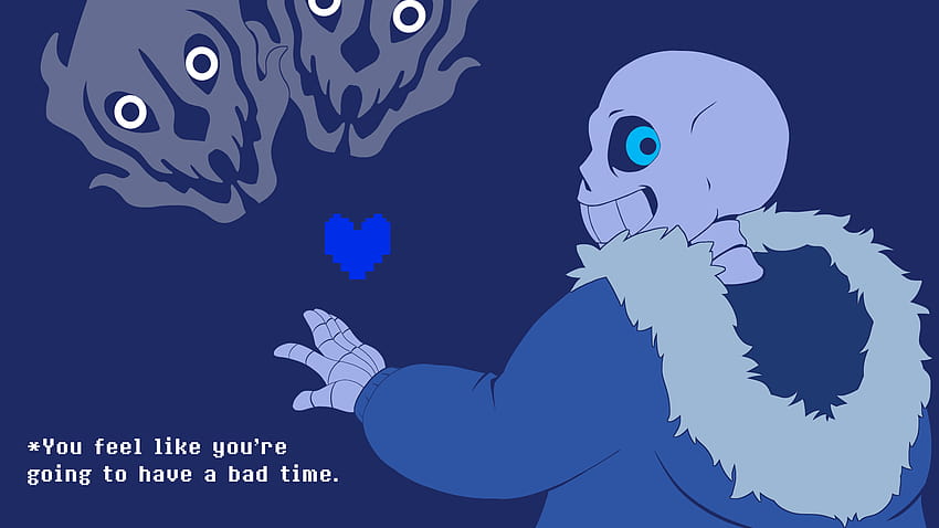 sans gives you a bad time: edition by Zorayda HD wallpaper