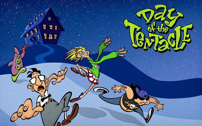 : Main Cast, day of the tentacle HD wallpaper