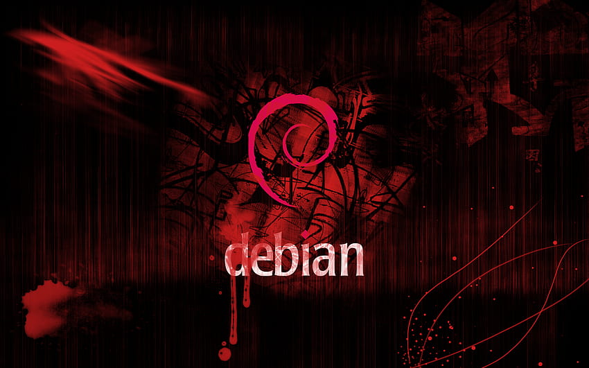 Genial Debian Linux fondo de pantalla
