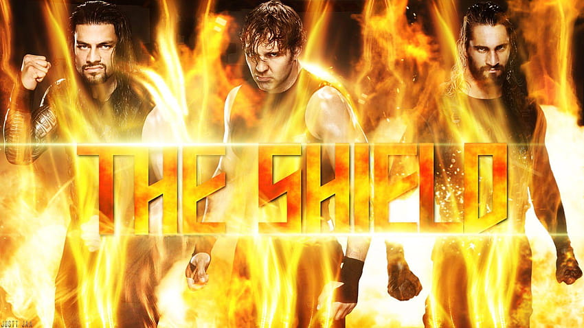 WWE The Shield, logotipo do escudo wwe papel de parede HD