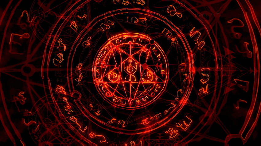 Runa Doom 2016, runy pentagramowe Tapeta HD