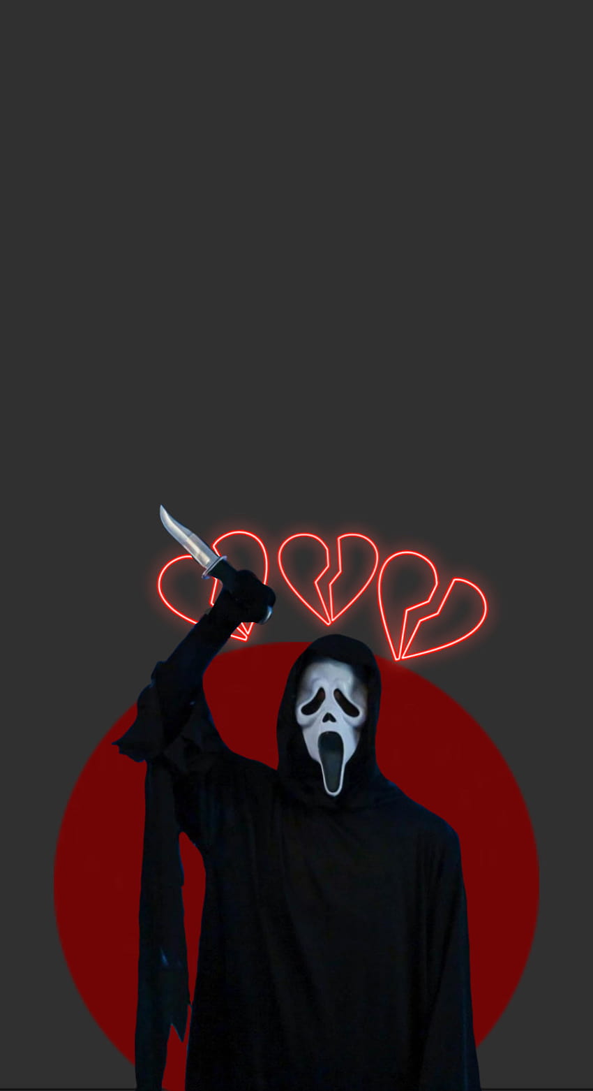 scream movie lockscreen, blurry ghostface scream HD phone wallpaper