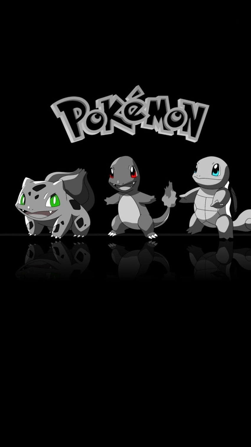 Pokemon GO na iPhone 6s Plus, ciemny minimalistyczny pokemon Tapeta na telefon HD