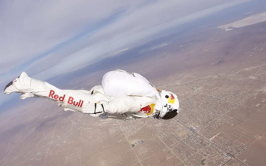 Felix Baumgartner Red Bull Skydiving HD wallpaper
