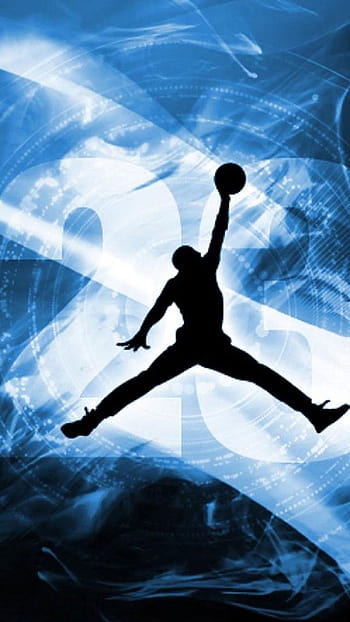 Black and White Air Jordan Logo Wallpaper