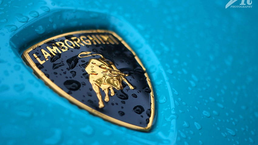 Lamborghini Logo High Resolution Of Laptop, logo lamborgini HD wallpaper