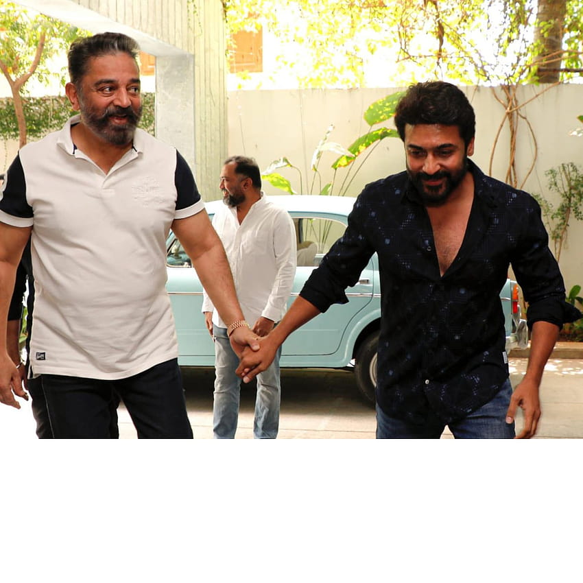 Kamal Haasan offre sa montre Rolex à Suriya pour une apparition spéciale à Vikram Fond d'écran de téléphone HD