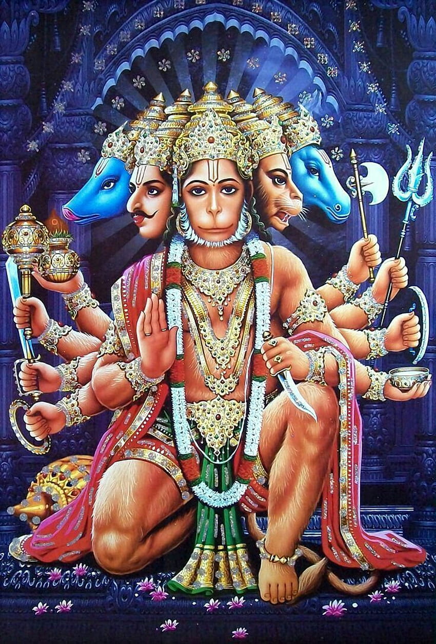 Panchamukha Hanuman, panchamukhi HD phone wallpaper