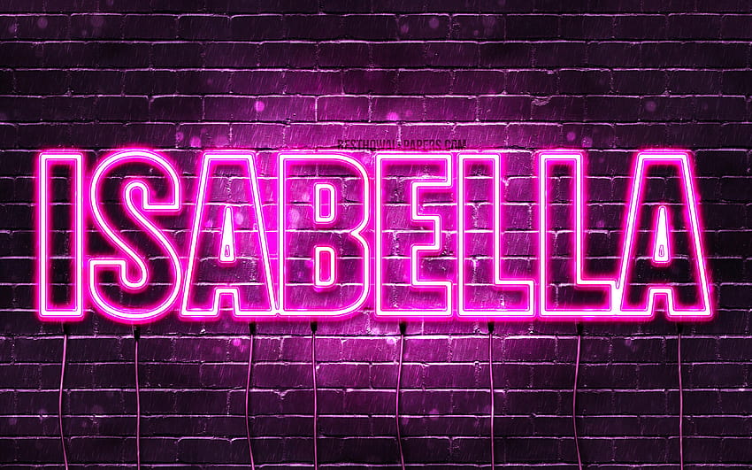 Isabella, with names, isabella i HD wallpaper