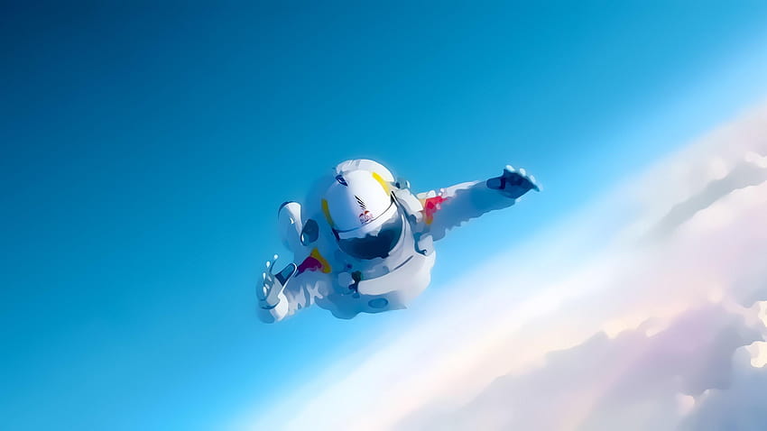 Felix Baumgartner Skydiver Art HD wallpaper