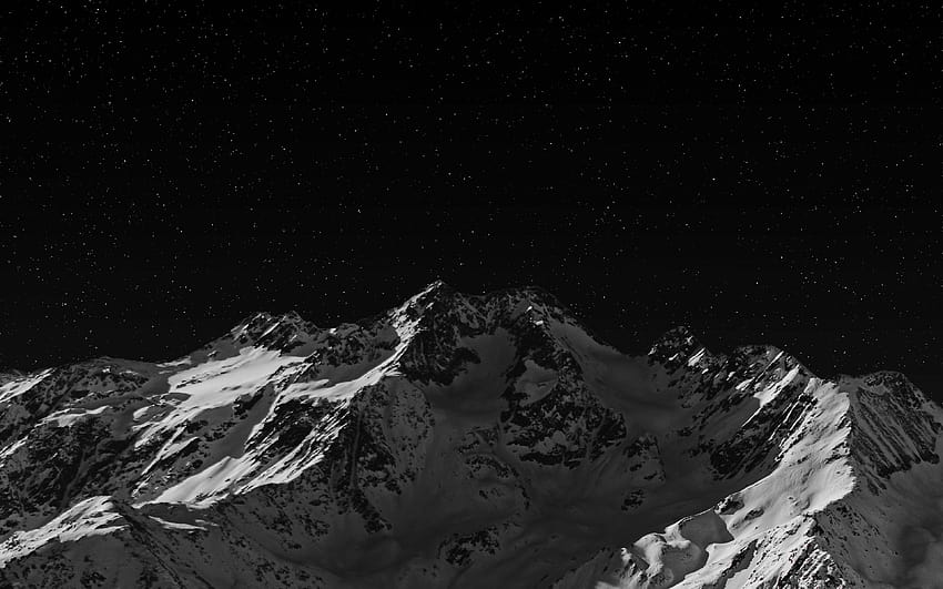 Wallpaper Black Mountain  Black Wallpaper HD