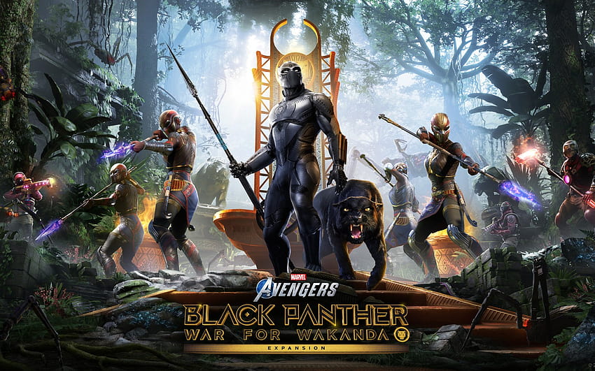 Marvel's Avengers' Black Panther expansion arrives August 17th, marvels avengers 2021 game HD wallpaper