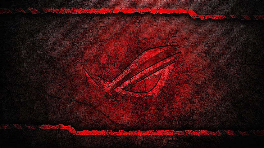 Red Asus ROG, red rog HD wallpaper