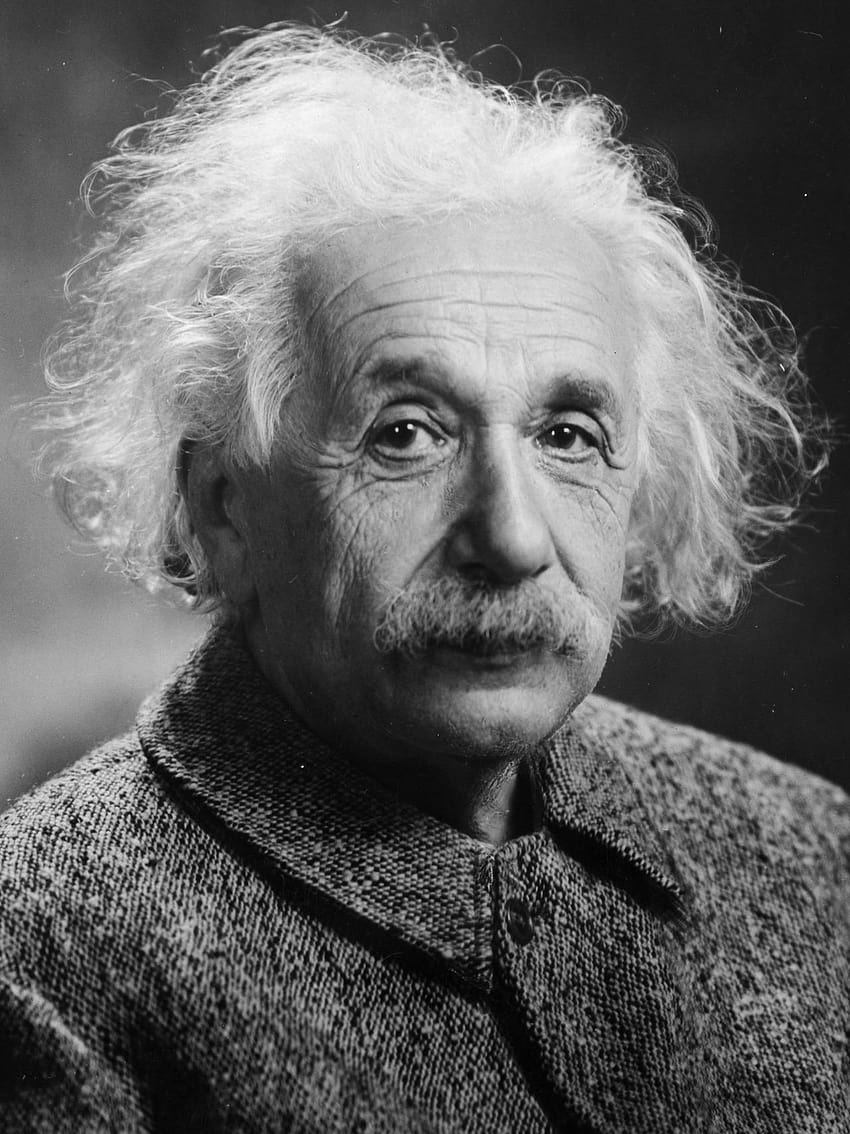 アルバート・アインシュタイン アルバート・アインシュタインと背景 HD電話の壁紙