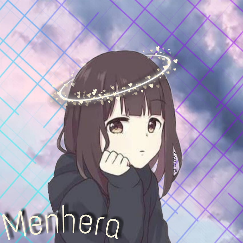 Menhera - chan (めんへら). Anime sticker Minecraft Skin, Menhera-chan HD phone  wallpaper