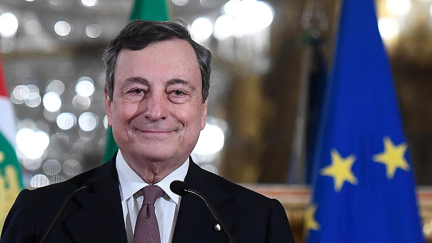 Mario Draghi jura como nuevo primer ministro de Italia fondo de pantalla