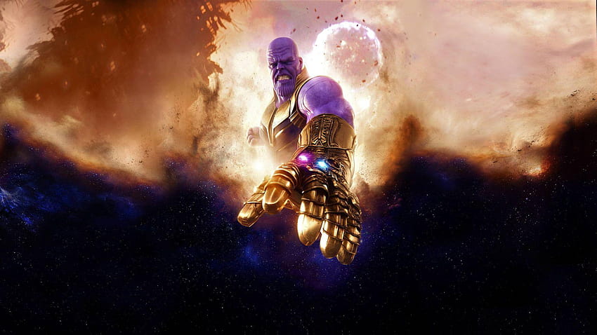 of Thanos, Avengers: Infinity War, thanos sword HD wallpaper