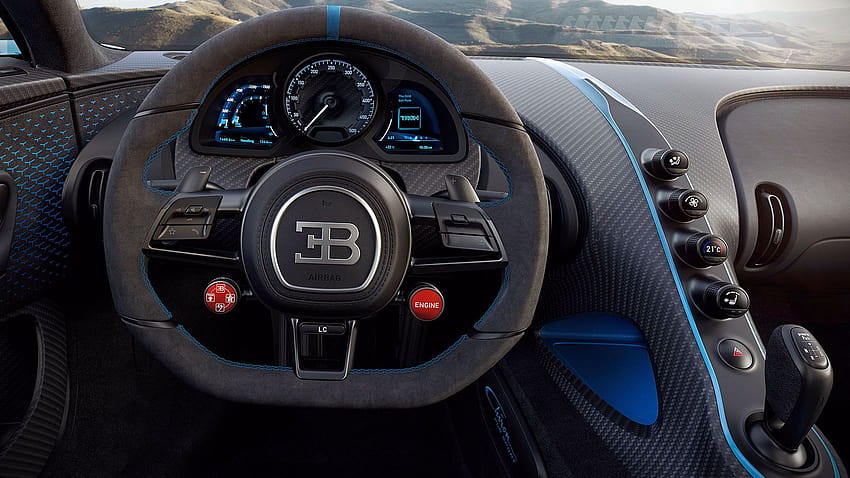 Bugatti Chiron Pur Sport 2020 Interior, buggati chiron 2021 HD wallpaper