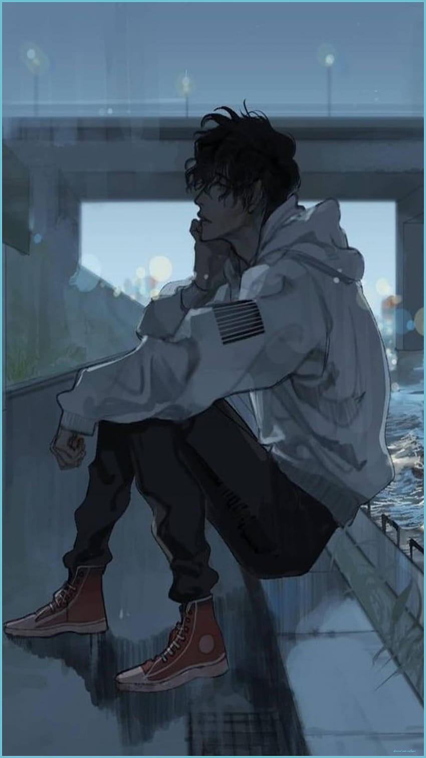 Smutne Depressed Anime Backgrounds / Depressing Anime Backgrounds / Symbole oczu Oczy w mandze i anime są używane do przekazywania szerokiej gamy myśli i emocji. Tapeta na telefon HD