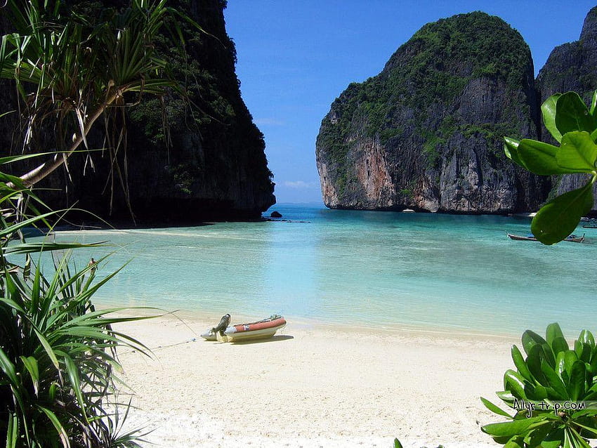Maya Bay – Thailand, phi phi beach HD wallpaper