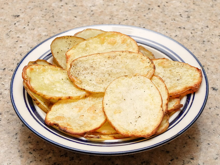 Как да си направим картофен чипс в микровълнова: 13 стъпки HD тапет